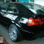 Rote Rückleuchten...Ex G60 umgebaut auf 16V Turbo mit einigen Gimmicks - hierzu die BBS RS1 vorne in 9Jx16 mit 215/40 und hinten in 9,5Jx17 mit